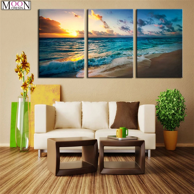 5D DIY Diamond Painting Cross Stitch Triptych Sea Beach Landscape Diamond Embroidery Square Full Drill Diamond Mosaic Decoration
5D DIY Diamond Painting Cross Stitch Triptych Sea Beach Landscape Diamond Embroidery Square Full Drill Diamond Mosaic Decoration
