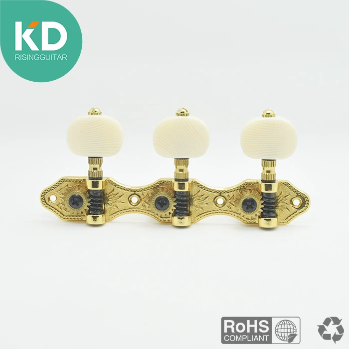 2 PC per set High end Classical Guitar Tuning Pegs Machine Heads Gold color 1:18 ratio
2 PC per set High end Classical Guitar Tuning Pegs Machine Heads Gold color 1:18 ratio