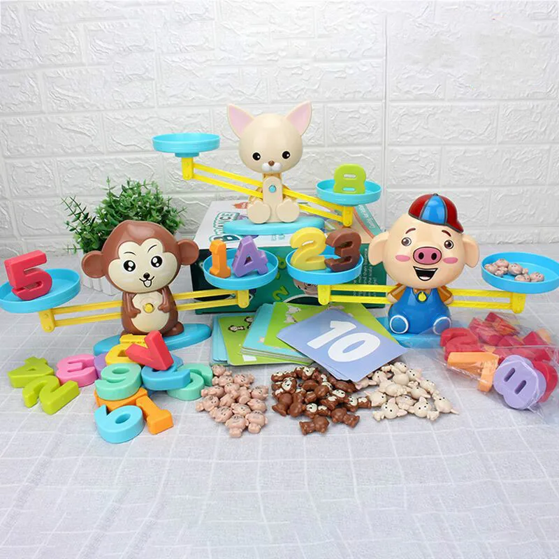 Игрушка Монтессори для детей 3 лет, математические игры для балансировки цифр, Обезьяна для раннего возраста образовательная Интерактивная 
Игрушка Монтессори для детей 3 лет, математические игры для балансировки цифр, Обезьяна для раннего возраста образовательная Интерактивная