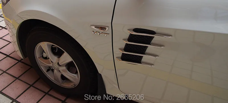 2 шт. 3D Акула автомобиль наклейки на крыло декор стайлинга автомобилей для Opel astra