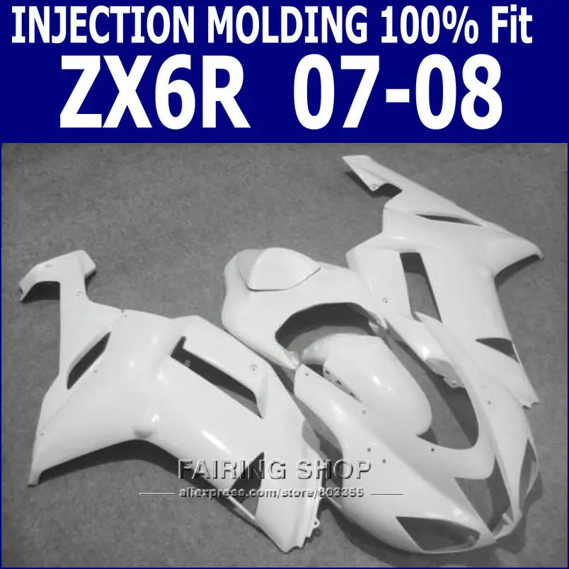 pure white ZX-6R For Kawasaki Ninja zx6r 2008 08 Fairings 07 2007 Fairing kit (100%FIT) Injection molding S69
pure white ZX-6R For Kawasaki Ninja zx6r 2008 08 Fairings 07 2007 Fairing kit (100%FIT) Injection molding S69