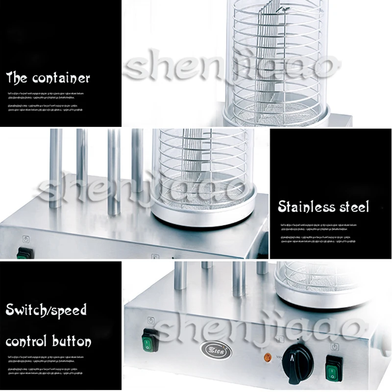 Home Commercial Grilled Sausage Machine electric hot grilled hot dog sausage machine use for Grilled insulation and display
Home Commercial Grilled Sausage Machine electric hot grilled hot dog sausage machine use for Grilled insulation and display