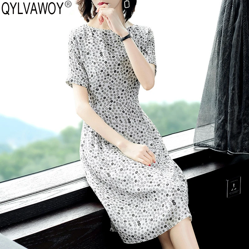 100% Silk Summer Dress 2021 Vintage Korean Midi Dress Women Casual White Dress Elegant Ladies Dresses Vestidos 79073 MY2885
100% Silk Summer Dress 2021 Vintage Korean Midi Dress Women Casual White Dress Elegant Ladies Dresses Vestidos 79073 MY2885