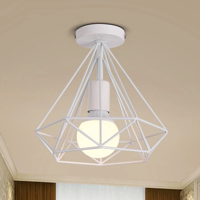 modern black birdcage ceiling lights iron minimalist retro ceiling lamp Scandinavian loft pyramid lamp metal cage with led bulb
modern black birdcage ceiling lights iron minimalist retro ceiling lamp Scandinavian loft pyramid lamp metal cage with led bulb