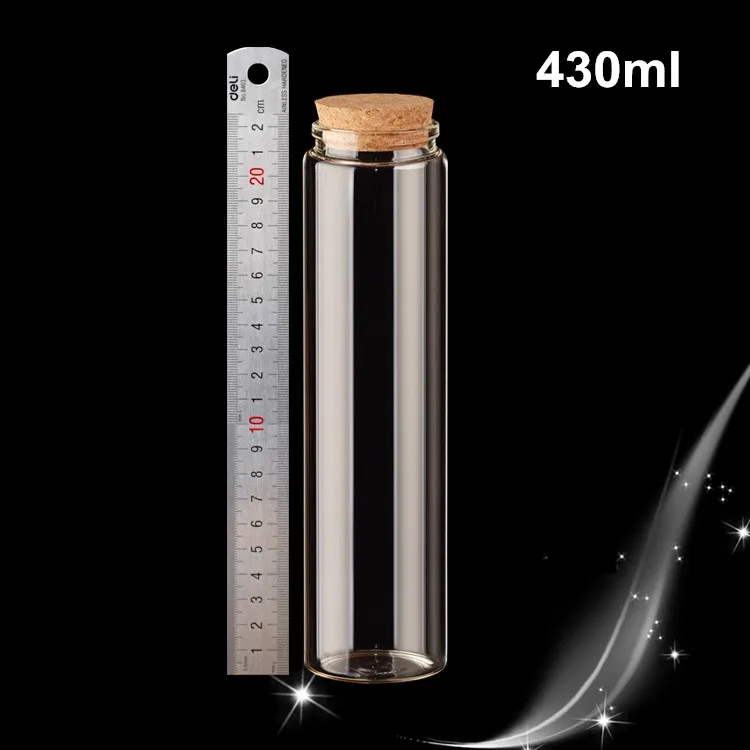 430ml Empty Glass Wishing Bottle For Wedding Decoration 57x220x43mm Size In With Cork Of High Quality
430ml Empty Glass Wishing Bottle For Wedding Decoration 57x220x43mm Size In With Cork Of High Quality