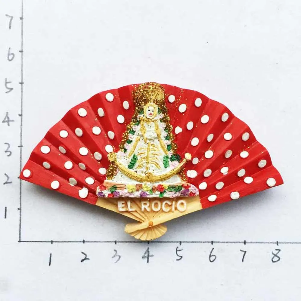 El Locio Andalusia Spain Toursit Souvenir 3D Resin Fridge Magnet Folk Flower Fan Decorative Refrigerator Magnets Stickers Decor
El Locio Andalusia Spain Toursit Souvenir 3D Resin Fridge Magnet Folk Flower Fan Decorative Refrigerator Magnets Stickers Decor