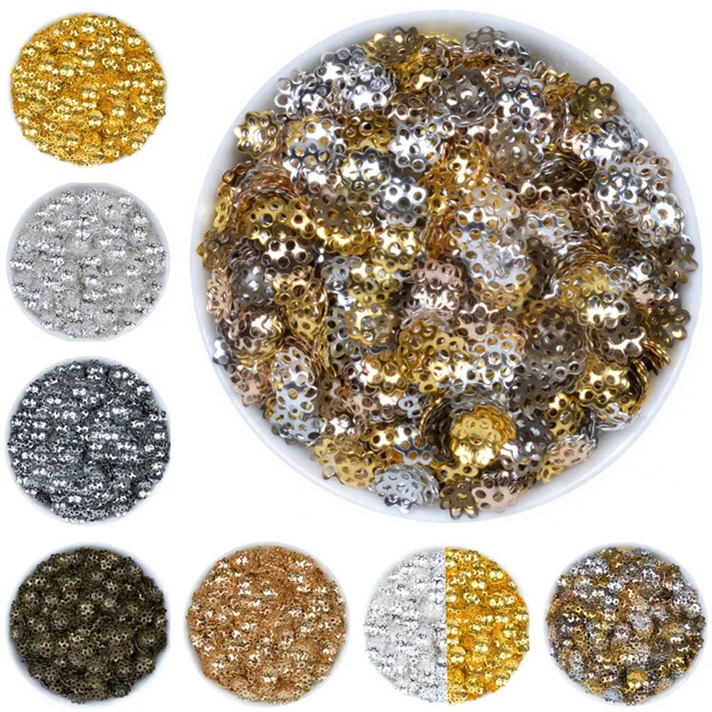 Multiple Size Approx 300pcs Rhodium/Gold/Bronze Metal Beads Caps Components For Jewelry Making DIY Bracelet Jewelry Findings
Multiple Size Approx 300pcs Rhodium/Gold/Bronze Metal Beads Caps Components For Jewelry Making DIY Bracelet Jewelry Findings