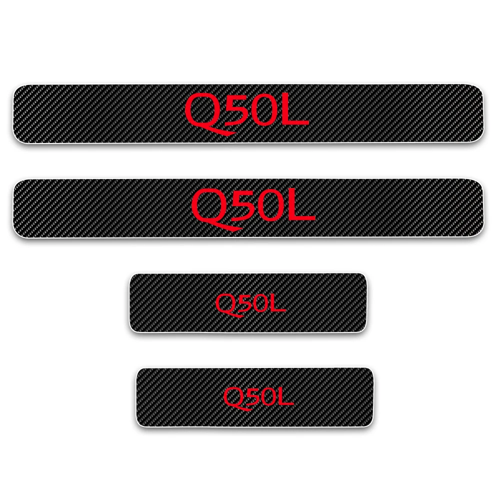 For Infiniti Q50L Car Door Sill Welcome Pedal Stickers Door Threshold Plate Scuff Plate 4Pcs 4D Carbon Fiber Vinyl Sticker
For Infiniti Q50L Car Door Sill Welcome Pedal Stickers Door Threshold Plate Scuff Plate 4Pcs 4D Carbon Fiber Vinyl Sticker