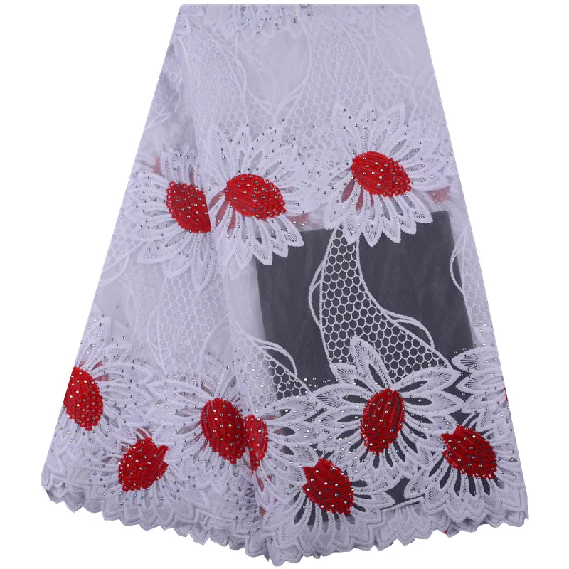 Latest White+Red Nigerian French Mesh Lace Fabric With Stones High Quality African Bridal Milk Silk Lace Fabric For Wedding 1437
Latest White+Red Nigerian French Mesh Lace Fabric With Stones High Quality African Bridal Milk Silk Lace Fabric For Wedding 1437