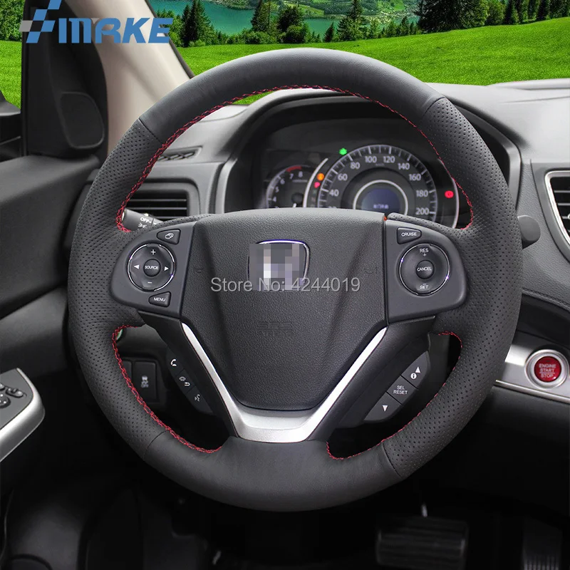 For Honda Crider CRV 12-16 Black Leather DIY Hand Sewing steering wheel cover car accessories
For Honda Crider CRV 12-16 Black Leather DIY Hand Sewing steering wheel cover car accessories