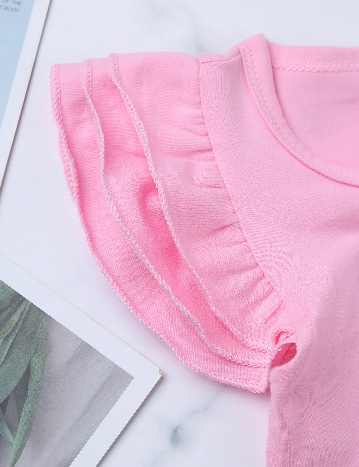 Toddler Newborn Infant Baby Girls Solid Color Ruffled Fly Sleeves Cotton Romper Jumpsuit Litter Girls Summer Daily Wear Jumpsuit
Toddler Newborn Infant Baby Girls Solid Color Ruffled Fly Sleeves Cotton Romper Jumpsuit Litter Girls Summer Daily Wear Jumpsuit