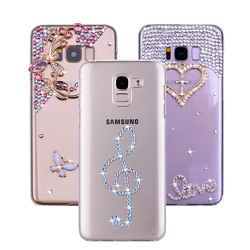 Чехол со стразами для Samsung Galaxy M30 M20 A70 A50 A30 A20 S10 S10e S8 S9 Plus J4 J6 2018|Бамперы| |