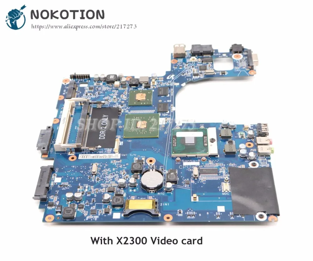 NOKOTION For Samsung R60 NP-R60 Laptop Motherboard X2300 Graphics Free CPU BA92-04849A BA92-04849B BA92-04850A BA92-04850B
NOKOTION For Samsung R60 NP-R60 Laptop Motherboard X2300 Graphics Free CPU BA92-04849A BA92-04849B BA92-04850A BA92-04850B