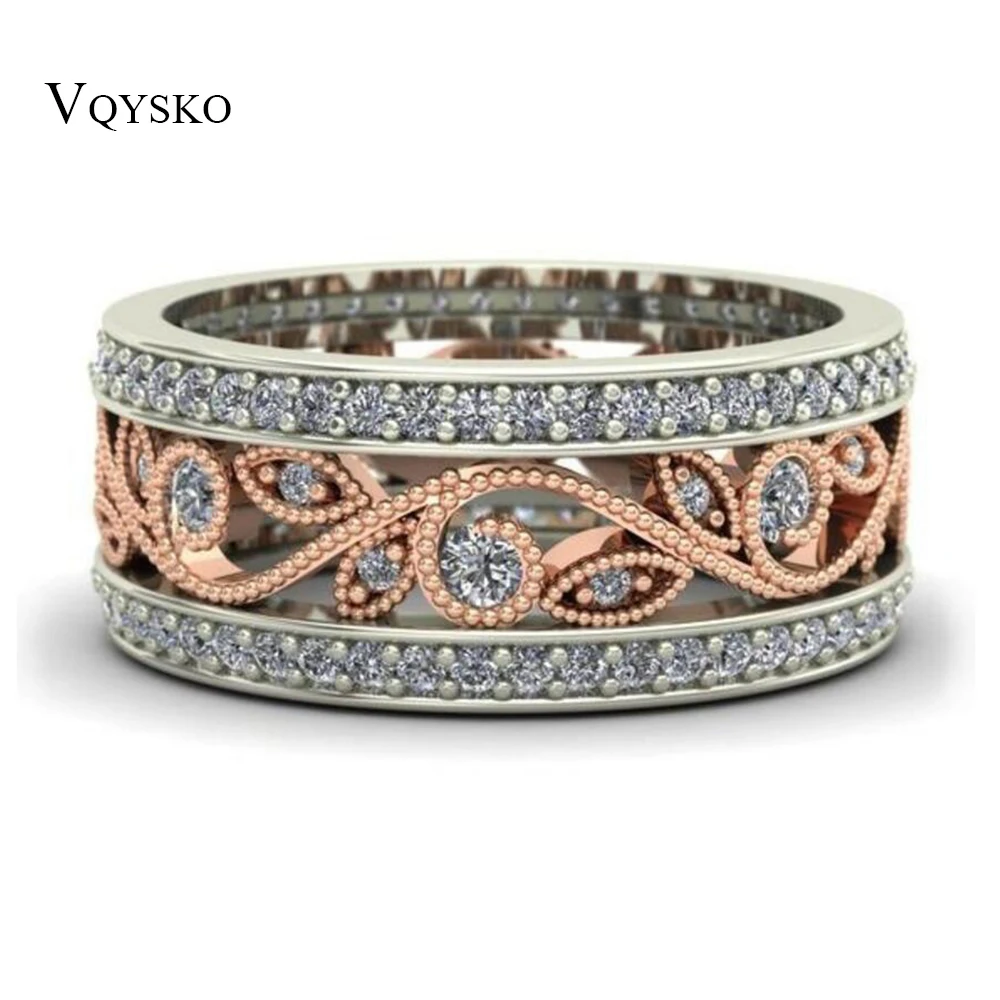 Shiny Rose Gold Ring Flower Zircon Engagement Ring Fashion Jewelry Wedding Rings for Women
Shiny Rose Gold Ring Flower Zircon Engagement Ring Fashion Jewelry Wedding Rings for Women
