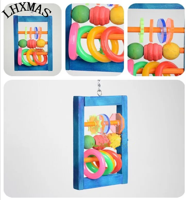 Multi-function Colorful Parrot Toy Educational Bird Toys Cockatiel Puzzle Toy D414
Multi-function Colorful Parrot Toy Educational Bird Toys Cockatiel Puzzle Toy D414