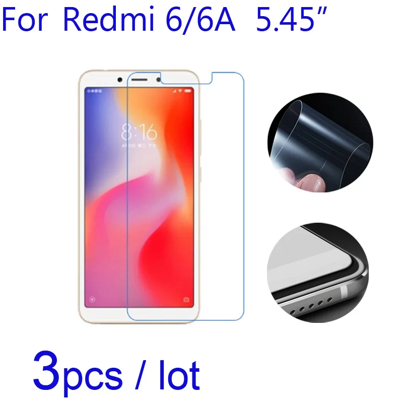3pcs Soft Screen Protectors for Xiomi Xiaomi Redmi 6 pro/A2 Lite Clear/Matte/Nano Anti-Explosion Protective Films for Redmi 6/6A
3pcs Soft Screen Protectors for Xiomi Xiaomi Redmi 6 pro/A2 Lite Clear/Matte/Nano Anti-Explosion Protective Films for Redmi 6/6A