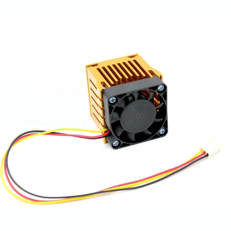 1 шт. алюминиевый радиатор с охлаждающим вентилятором 40 мм x 20 DC 12V для ПК