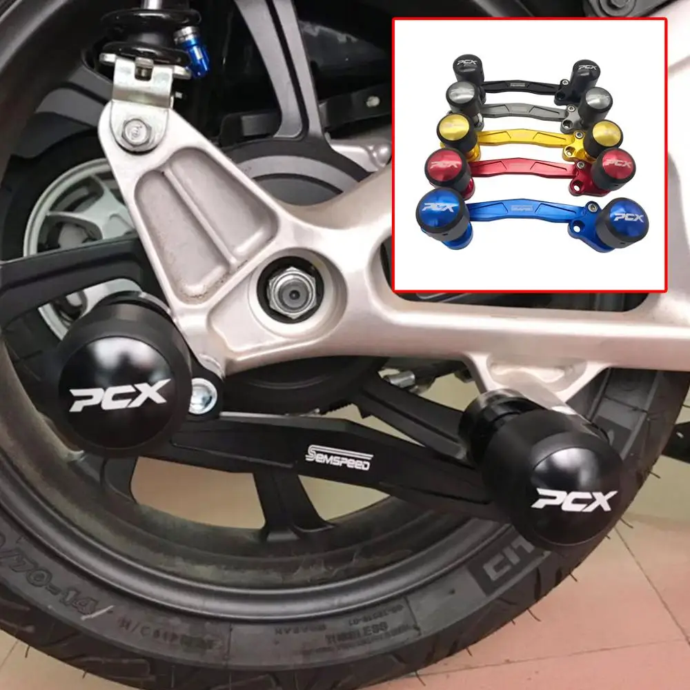 SEMSPEED PCX logo for Exhaust Crash Sliders For Honda PCX 150 125 2021 Motorcycle Muffler Falling Slider Protector PCX150 PCX125
SEMSPEED PCX logo for Exhaust Crash Sliders For Honda PCX 150 125 2021 Motorcycle Muffler Falling Slider Protector PCX150 PCX125