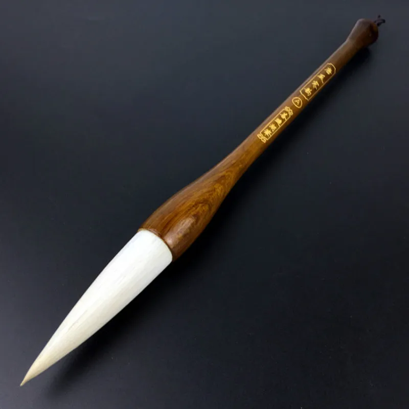 Woolen Hair Chinese Calligraphy Brush Pen Soft Hair Hopper-shaped Brush Pen Chinese Painting Brush Pen The Scholar's Four Jewels
Woolen Hair Chinese Calligraphy Brush Pen Soft Hair Hopper-shaped Brush Pen Chinese Painting Brush Pen The Scholar's Four Jewels