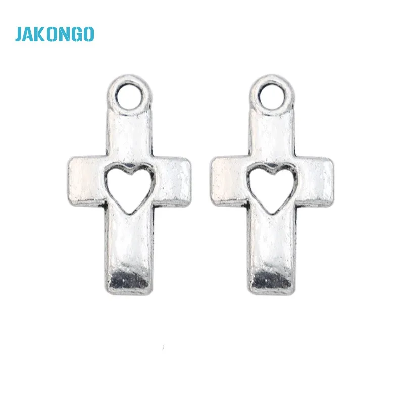 Tibetan Silver Plated Zinc Alloy Tiny Heart Cross Charms Pendants for Jewelry Making DIY Handmade Craft 19x10mm
Tibetan Silver Plated Zinc Alloy Tiny Heart Cross Charms Pendants for Jewelry Making DIY Handmade Craft 19x10mm
