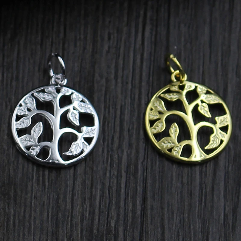 Vintage Hollow Craft Life Tree S925 Charms Decoration Round Pendants 925 Sterling Silver Findings DIY Fancy Jewelry Making Gift
Vintage Hollow Craft Life Tree S925 Charms Decoration Round Pendants 925 Sterling Silver Findings DIY Fancy Jewelry Making Gift