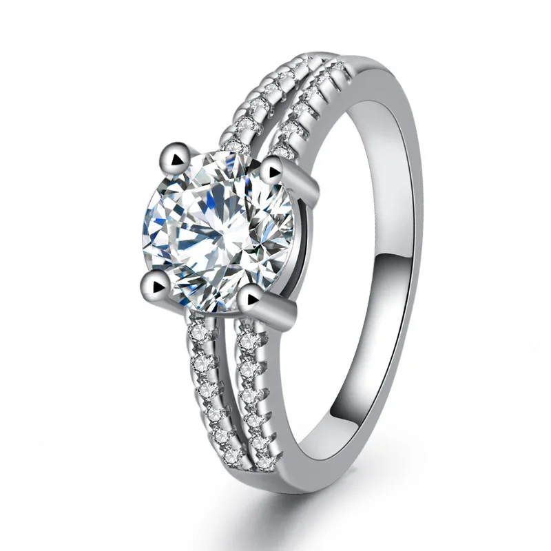 925 Silver Classic Female Diamond Rings Anillos De Micro - Inlaid Zircon Rings Bizuterias Diamante Bague Etoile Jewelry NoEnName 
925 Silver Classic Female Diamond Rings Anillos De Micro - Inlaid Zircon Rings Bizuterias Diamante Bague Etoile Jewelry NoEnName