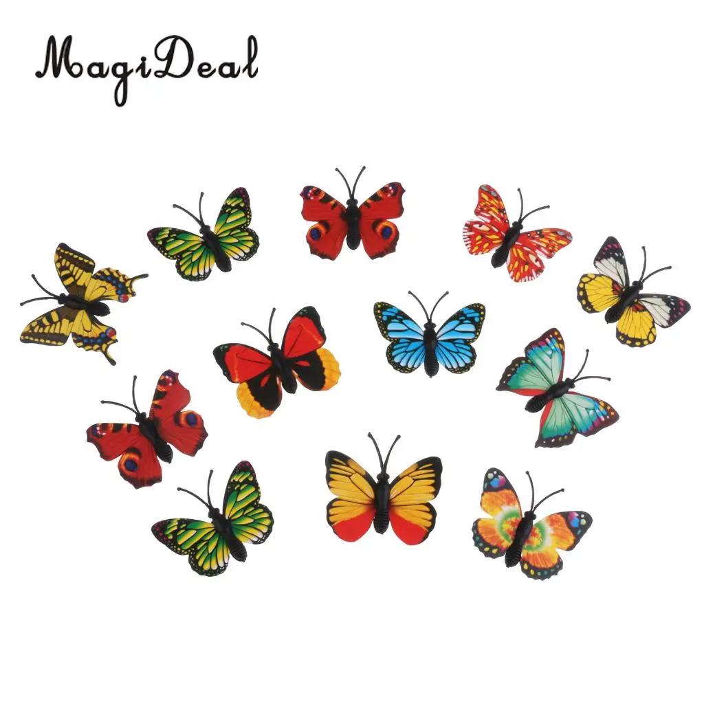 MagiDeal 12Pcs/Pack Simulation Plastic Butterfly Figures Animal Model for Garden Park Decor Kids Toy Gift Telling Story Props
MagiDeal 12Pcs/Pack Simulation Plastic Butterfly Figures Animal Model for Garden Park Decor Kids Toy Gift Telling Story Props