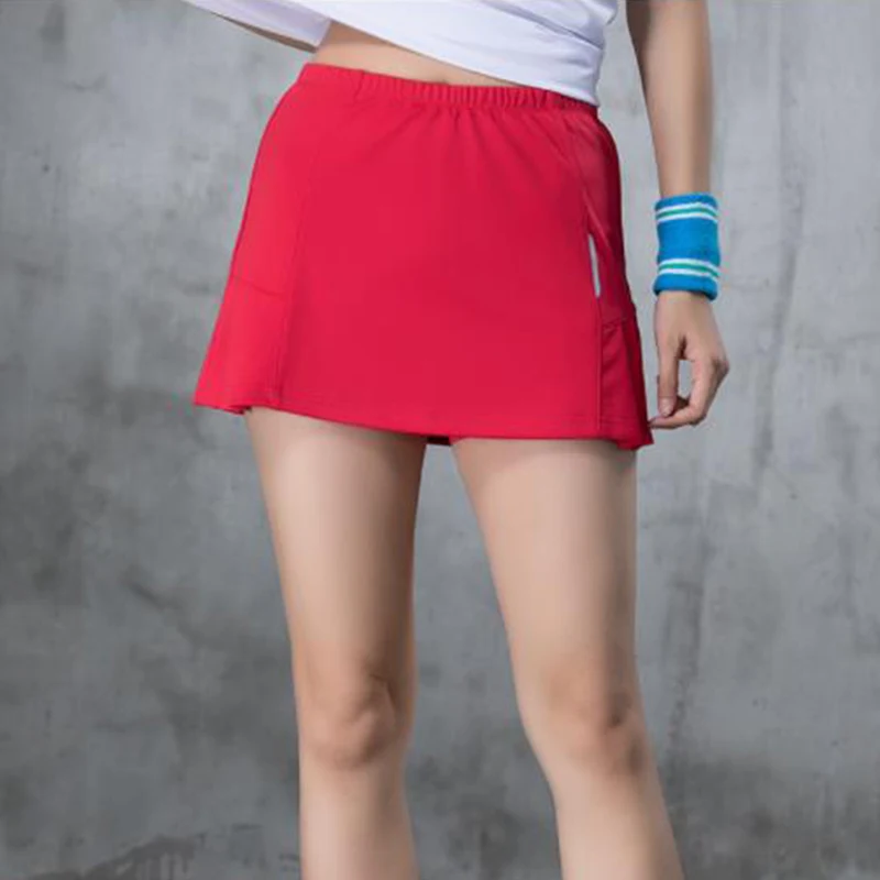 Высококачественная Женская юбка для бадминтона теннисная короткая Удобная