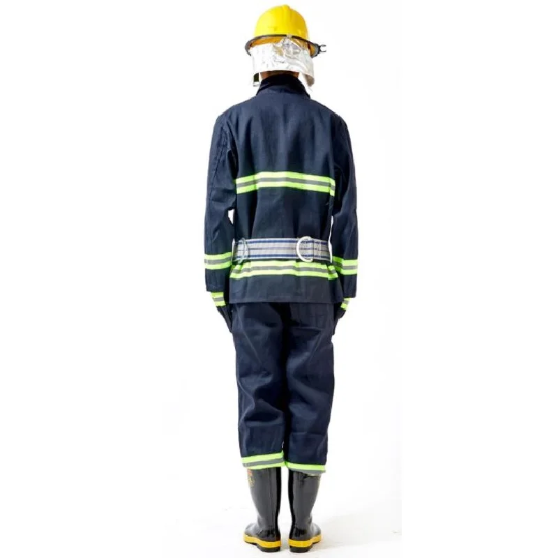 Firemen Firefighter Suit Chemical Protective Flame-retardant Reflective Stripes Gas-tight Accident Rescue Bunker Clothing
Firemen Firefighter Suit Chemical Protective Flame-retardant Reflective Stripes Gas-tight Accident Rescue Bunker Clothing