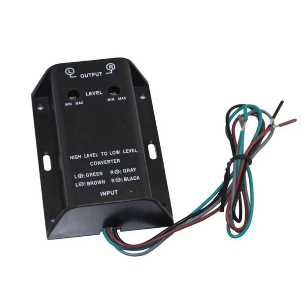Car Audio RCA Speaker Converter Adapter High To Low Level Output Bass Audio Adapter Wire
Car Audio RCA Speaker Converter Adapter High To Low Level Output Bass Audio Adapter Wire