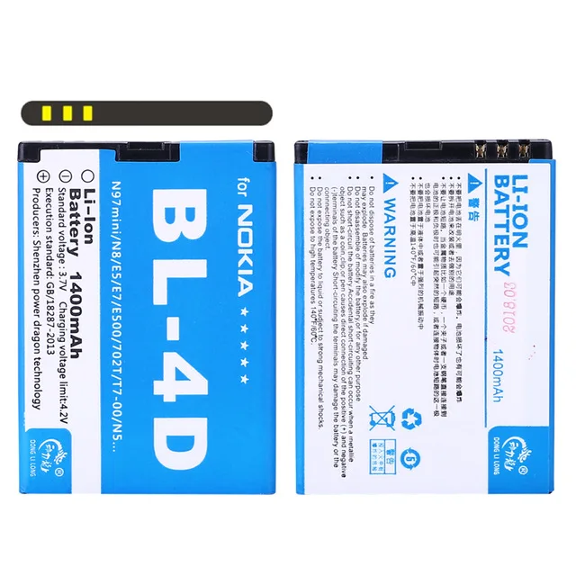 10 шт./Новый BL 4D аккумулятор для мобильного телефона Nokia N97 MINI E5 N8 E7 803 N803 702T E6 N5 210 T7
