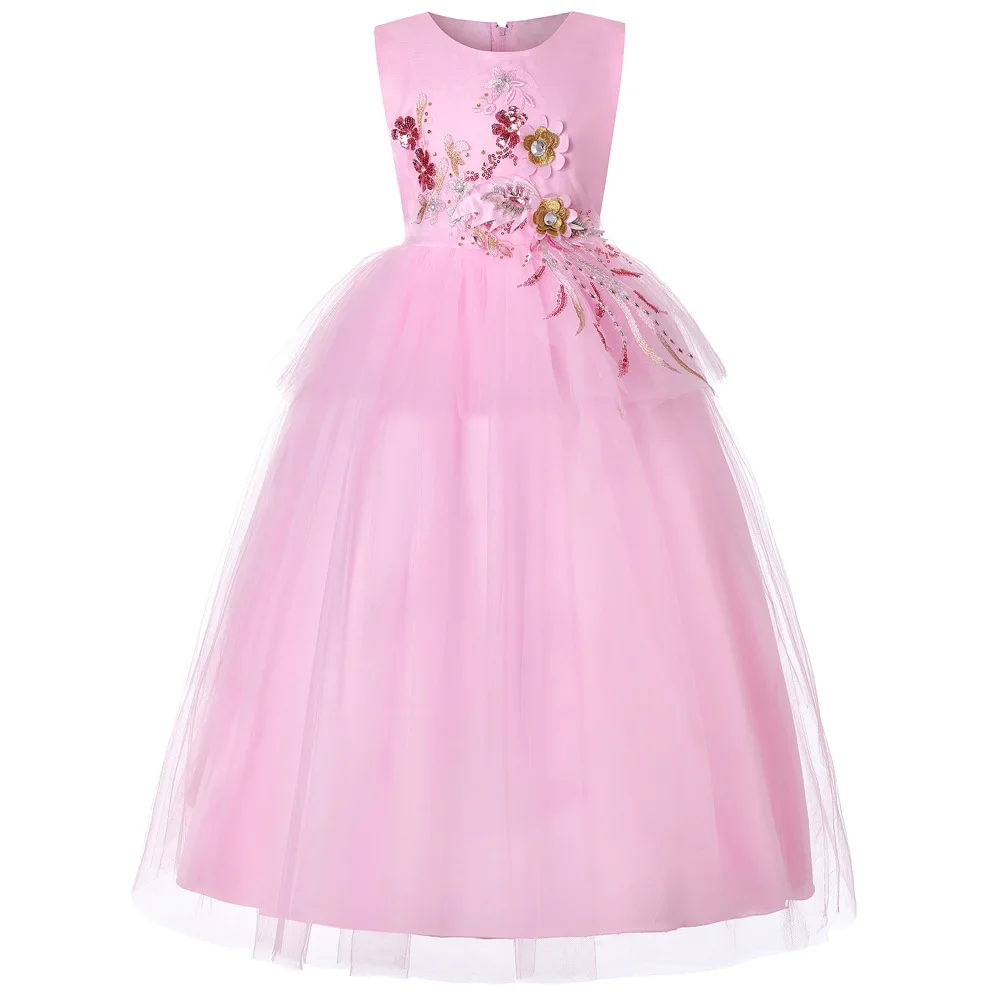 Girl Lace Mopping Chiffon Evening Dress 2019 High-end Design New Children's Dress Summer Princess Flower Fairy Long Dress
Girl Lace Mopping Chiffon Evening Dress 2019 High-end Design New Children's Dress Summer Princess Flower Fairy Long Dress