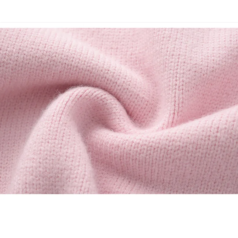Детский вязаный ассиметричный свитер для девочек от 2 до 4 лет осенне зимний