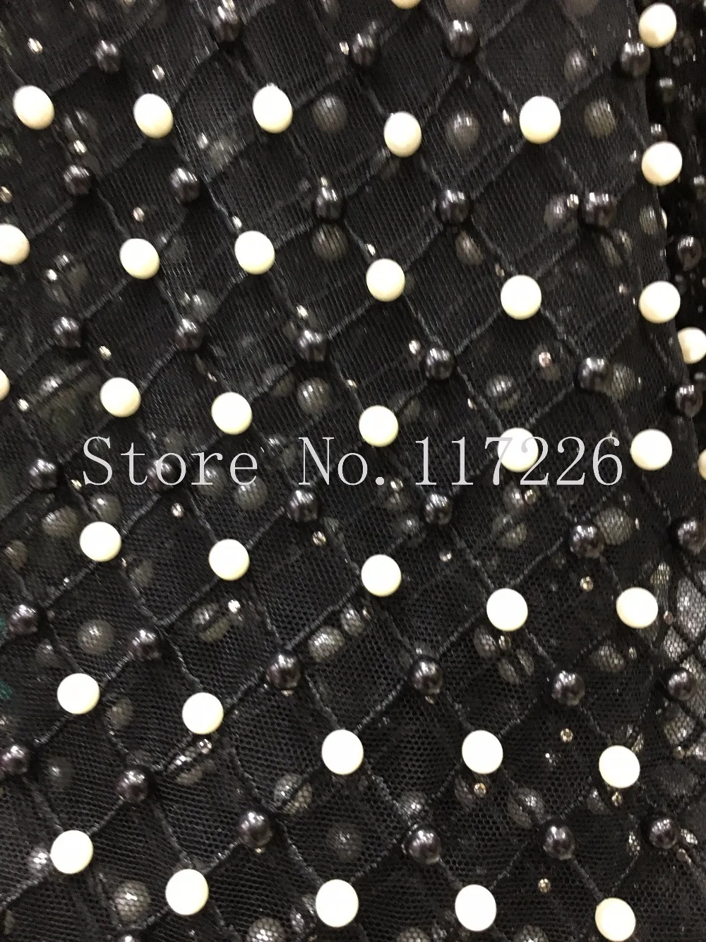 nice design africanEmbroidered tulle mesh fabric with black and white beads JRB-120 Fashion lace fabric for party dress
nice design africanEmbroidered tulle mesh fabric with black and white beads JRB-120 Fashion lace fabric for party dress