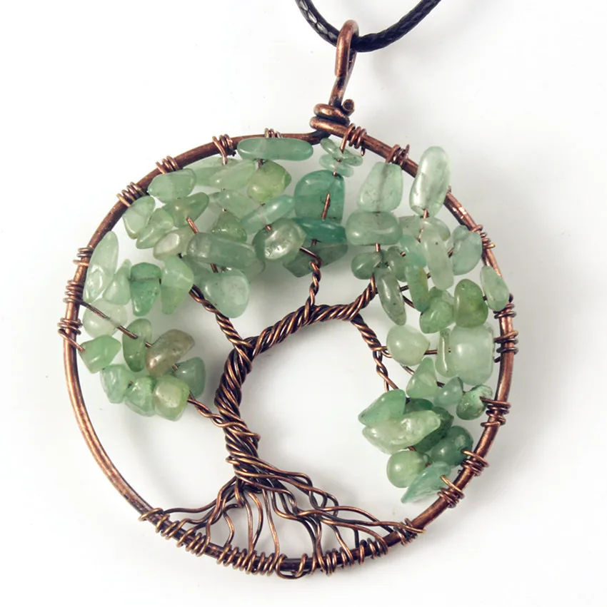 100-Unique 1 Pcs Trendy Copper Plated Wire Wrapped Natural Green Aventurine Pendant Rope Chain Necklace
100-Unique 1 Pcs Trendy Copper Plated Wire Wrapped Natural Green Aventurine Pendant Rope Chain Necklace
