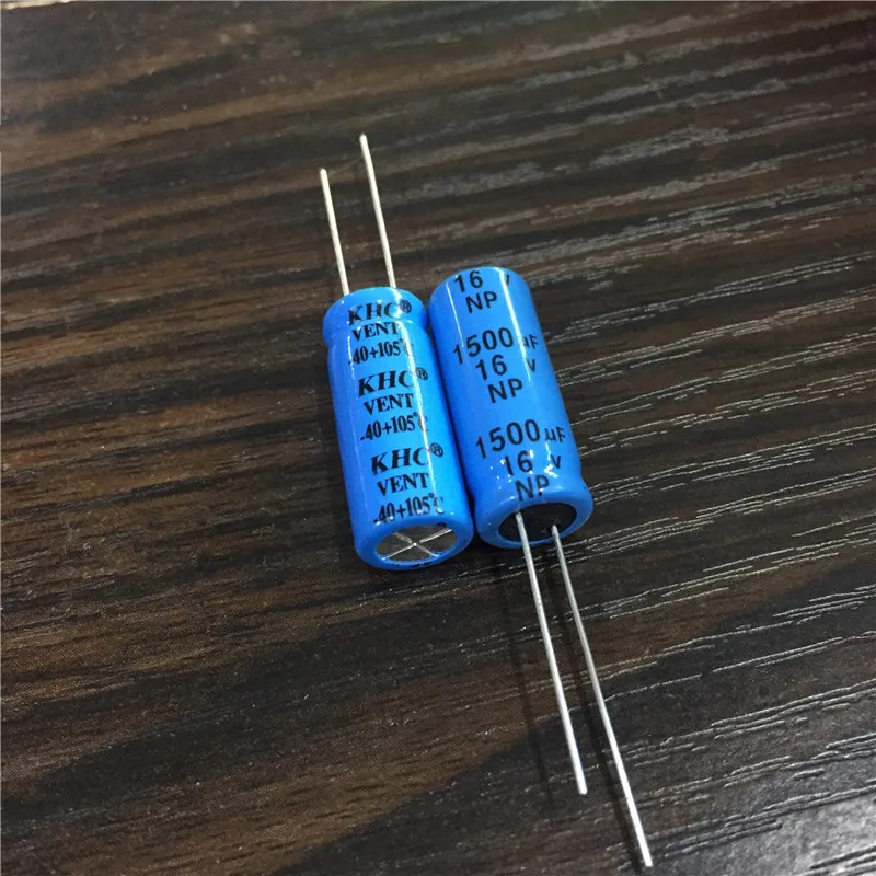 50 шт. 1500 мкФ 16В KHC NP 10х25 мм 16v1500мкф биполярный конденсатор полярности|non polarized