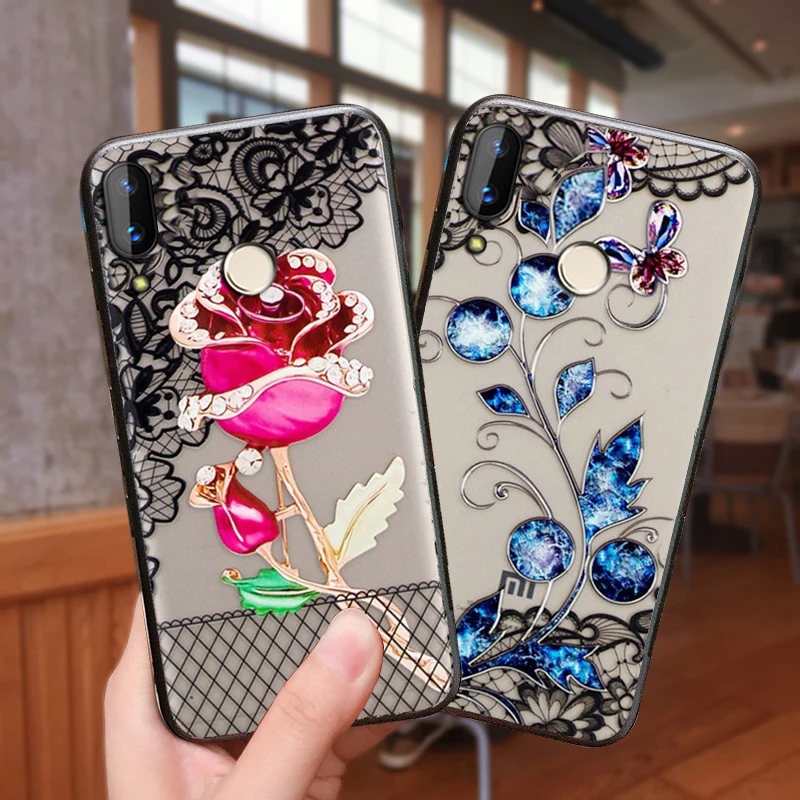 KaiNuEn coque чехол для HuaWei Honor 8X 7X Роскошные красивые 3d на жестком ПК защитный