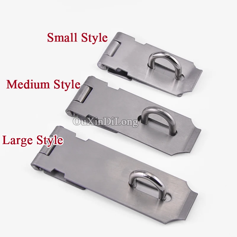 DHL Free Shipping + Wholesale 100PCS Stainless Steel Safety Hasps and Staple for Gate Door Cabinets Lock Padlock
DHL Free Shipping + Wholesale 100PCS Stainless Steel Safety Hasps and Staple for Gate Door Cabinets Lock Padlock