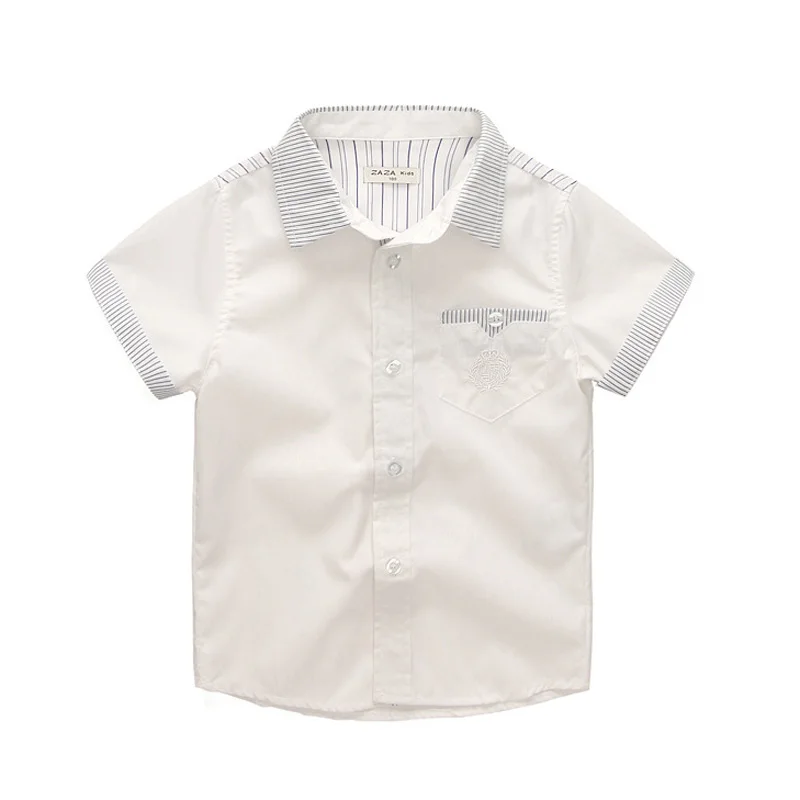 Boys Shirts 2018 Summer Turn-down Collar Children Cotton White Shirts For Boy Short Sleeve Kids Casual Tops BC109
Boys Shirts 2018 Summer Turn-down Collar Children Cotton White Shirts For Boy Short Sleeve Kids Casual Tops BC109