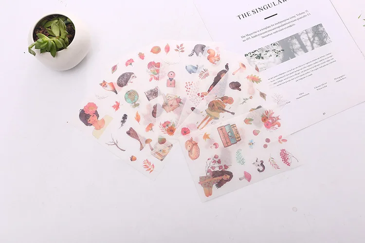6pcs Lovely forest animal paper sticker Organizer Calendar Diary Book Planner Scrapbook Decoration Diary Sticker papeleria
6pcs Lovely forest animal paper sticker Organizer Calendar Diary Book Planner Scrapbook Decoration Diary Sticker papeleria