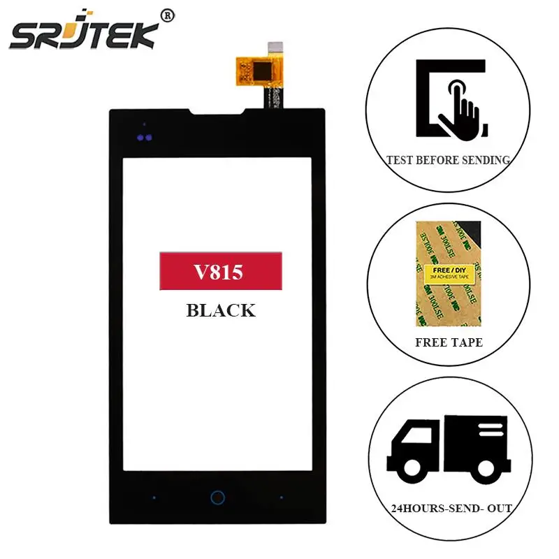 Srjtek для ZTE Kis 2 Max V815 V815W сенсорный экран дигитайзер сенсор запасная Передняя
