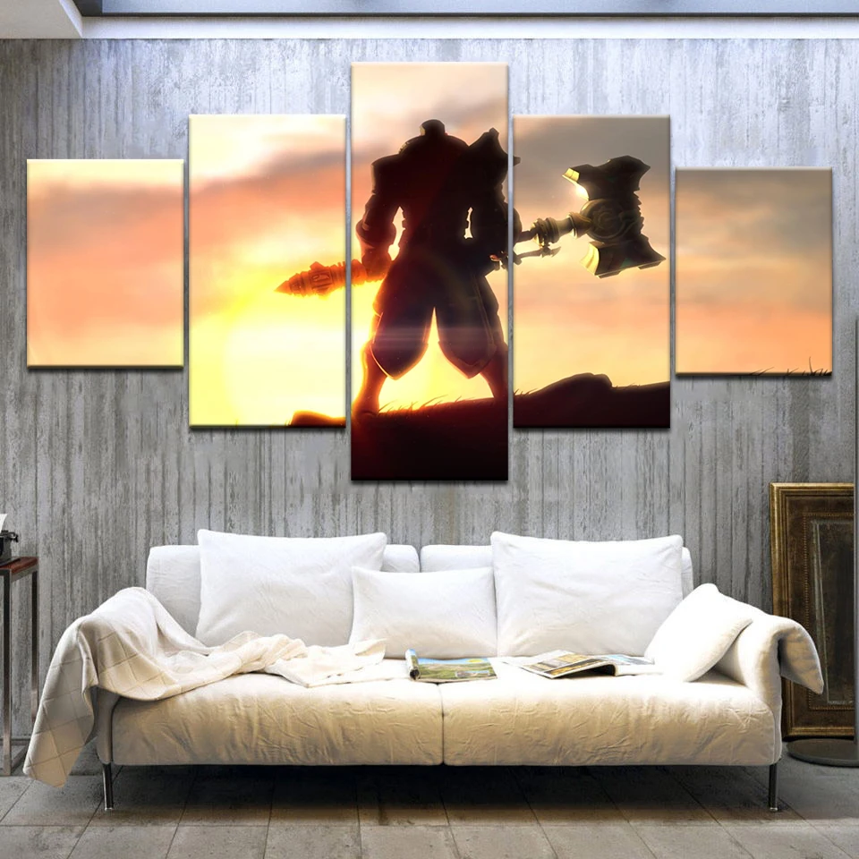 Game character Jayce of League of Legends 5 Panel HD wall posters Print On Canvas Art Painting For home living room decoration
Game character Jayce of League of Legends 5 Panel HD wall posters Print On Canvas Art Painting For home living room decoration