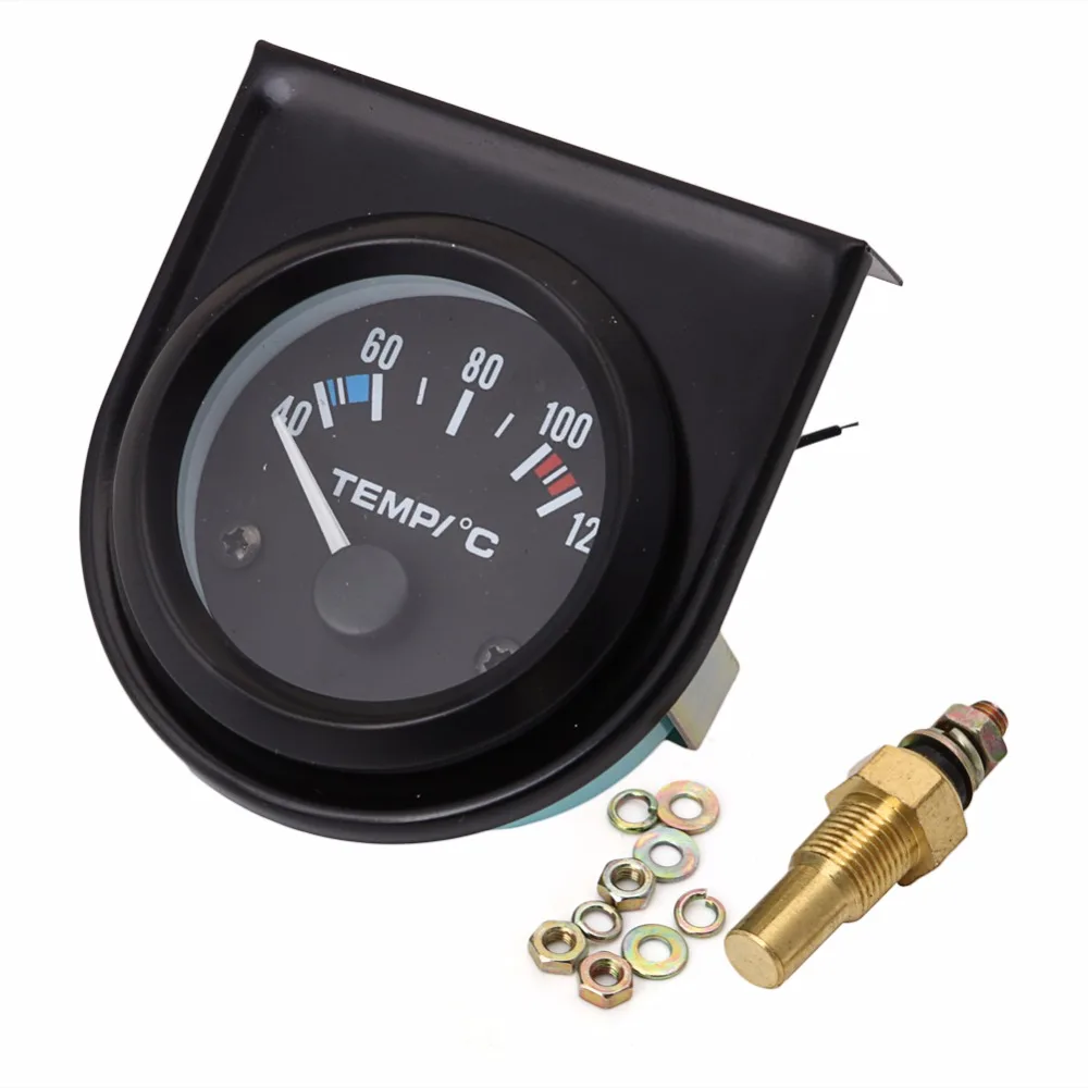OOTDTY Black Car Auto Digital LED Water Temp Temperature Gauge Kit 40-120 Degree
OOTDTY Black Car Auto Digital LED Water Temp Temperature Gauge Kit 40-120 Degree