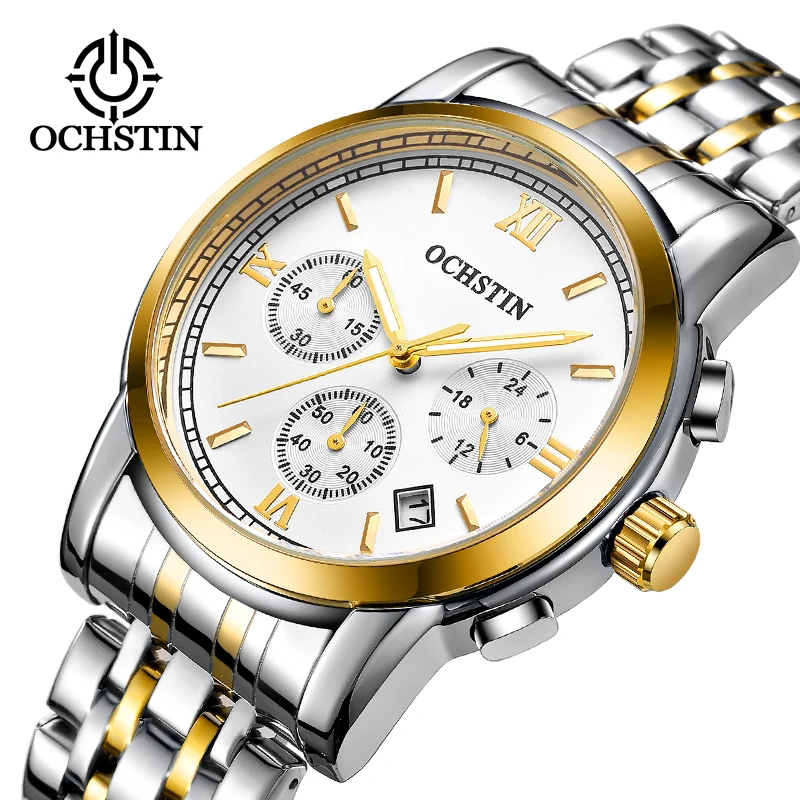 OCHSTIN Original Men's Watches Stainless Steel Quartz Analog Chronograph Wristwatch For Men Watch Gifts Date Clocks Relogio
OCHSTIN Original Men's Watches Stainless Steel Quartz Analog Chronograph Wristwatch For Men Watch Gifts Date Clocks Relogio