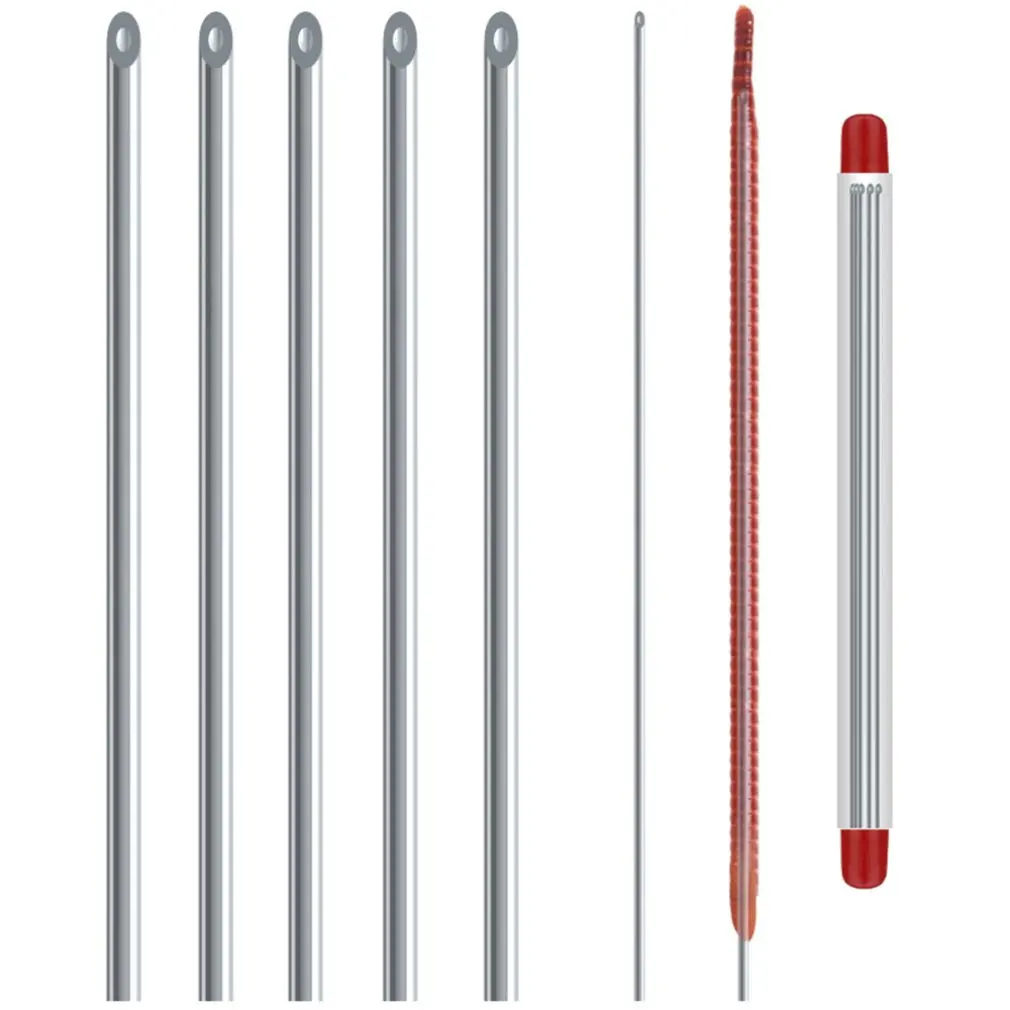 Quick Earthworm Hooking Needle Stainless Steel Pins Fishing Tools Bait Hooks No-Escaping 20cm
Quick Earthworm Hooking Needle Stainless Steel Pins Fishing Tools Bait Hooks No-Escaping 20cm