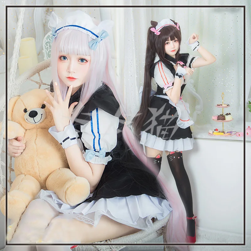 Game Nekopara Chocolat Vanilla Cosplay Costume Women Cute Maid Dress Women Sexy Uniforms Halloween Carnival Suits
Game Nekopara Chocolat Vanilla Cosplay Costume Women Cute Maid Dress Women Sexy Uniforms Halloween Carnival Suits