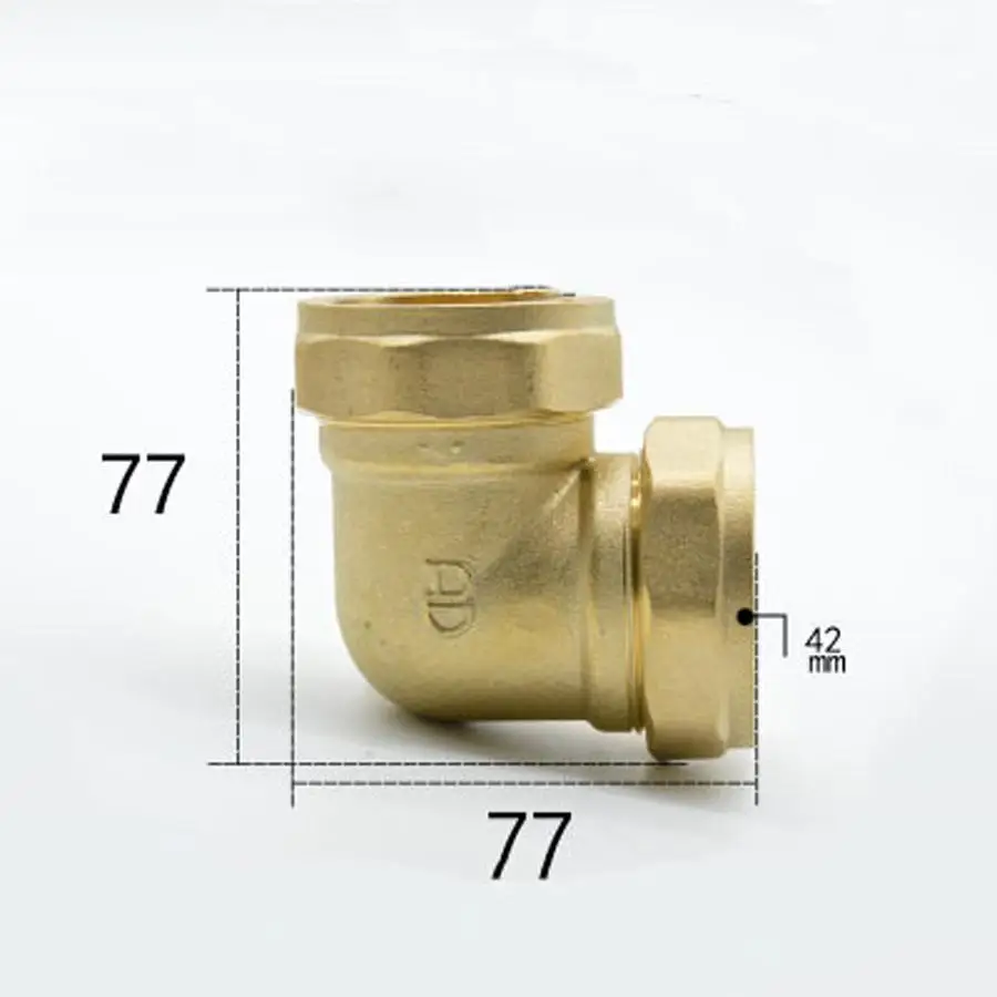 Fit Tube OD 42mm Brass Compression Fitting Union Elbow Connector Water Gas Fuel
Fit Tube OD 42mm Brass Compression Fitting Union Elbow Connector Water Gas Fuel