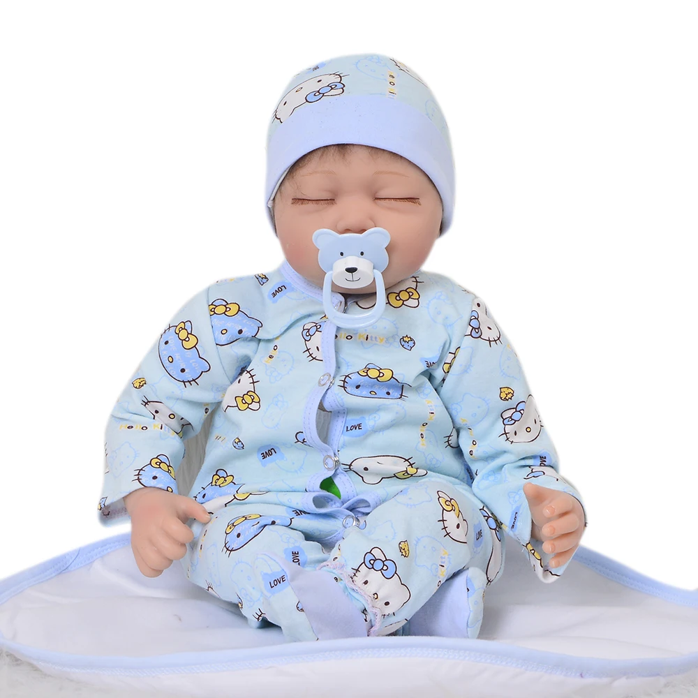 55cm Real Lifelike silicone cute Toddler Babies Dolls Reborn Silicone newborn fake infant play house safe toy for kids hot sale
55cm Real Lifelike silicone cute Toddler Babies Dolls Reborn Silicone newborn fake infant play house safe toy for kids hot sale