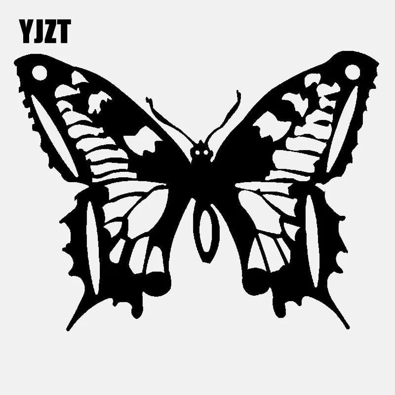 YJZT 13.5CM*10.3CM Interesting Butterfly Butterfly Vinyl Car Stickers Art Decal Black/Silver C24-0154
YJZT 13.5CM*10.3CM Interesting Butterfly Butterfly Vinyl Car Stickers Art Decal Black/Silver C24-0154