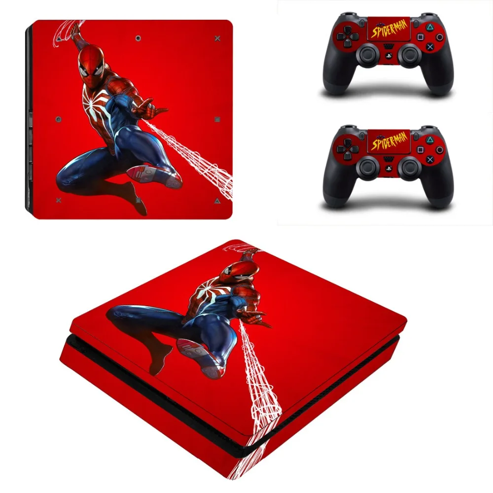 Film Aquaman PS4 Slim Skin Sticker Decal Vinyl for Playstation 4 Console and 2 Controllers |